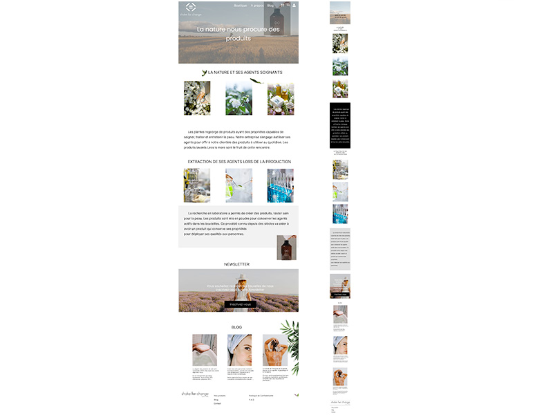 maquette page a propos